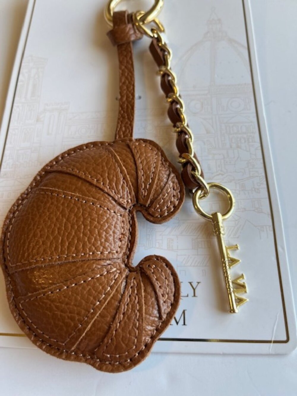 La Via Firenze Cornette bag charm.